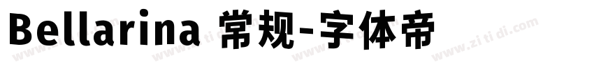 Bellarina 常规字体转换